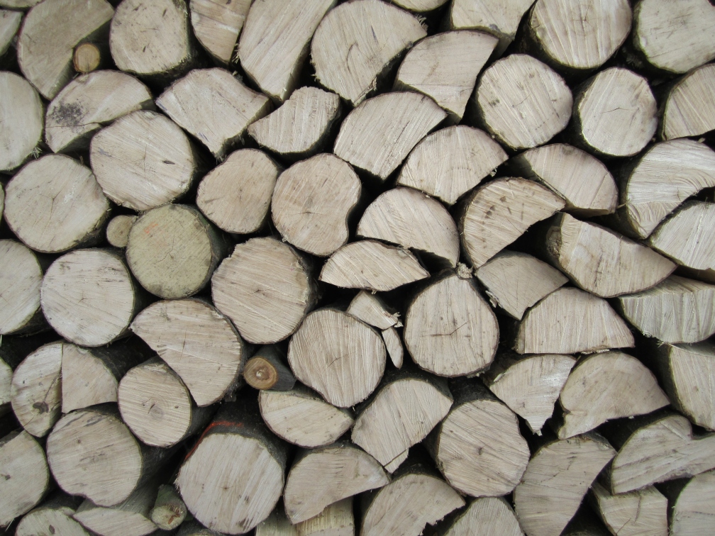 Original Photo of Wood Pile.  Photographed by Andrew Lang